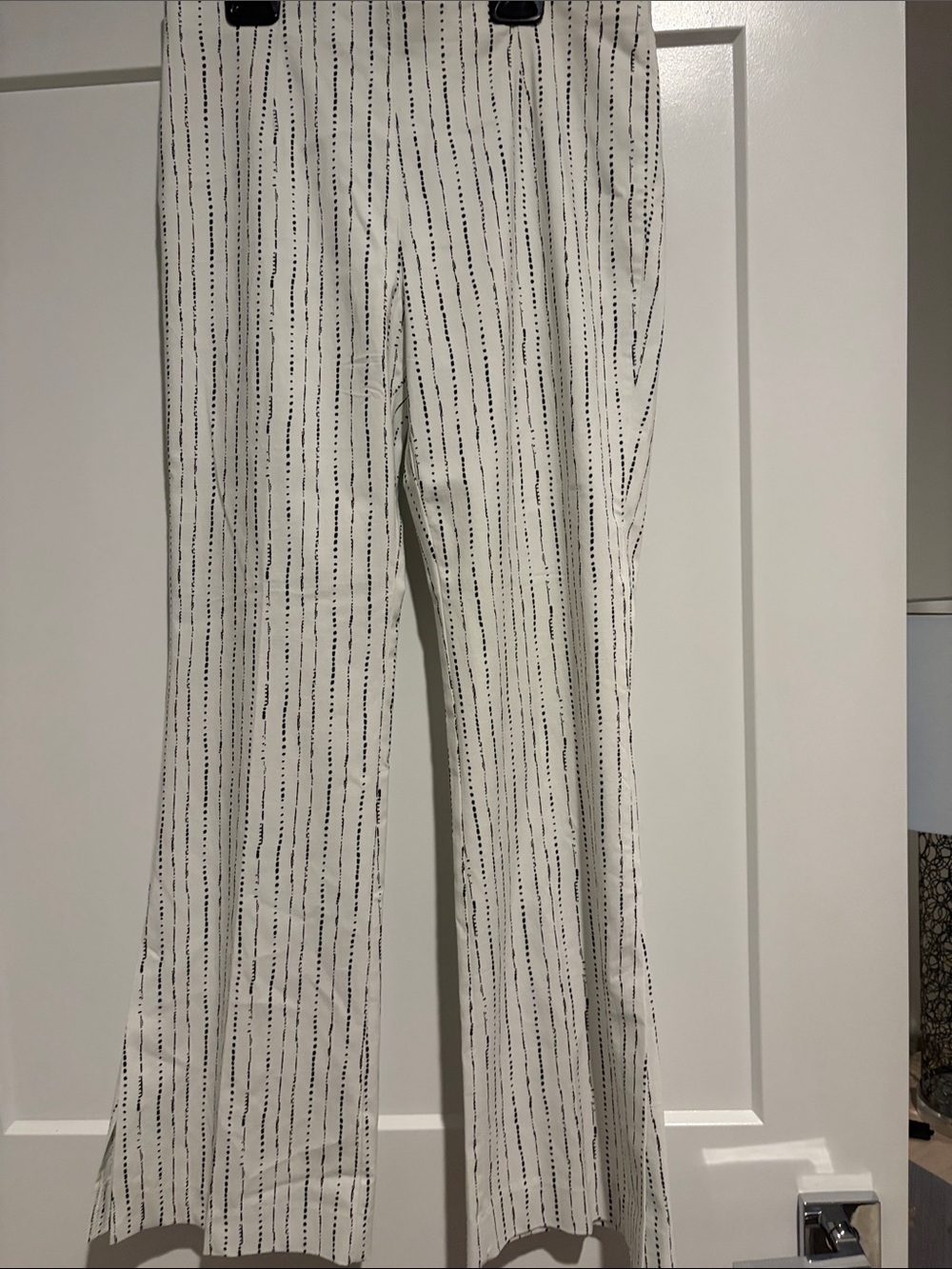 Insight Black & White Dotted Stripe Pants
